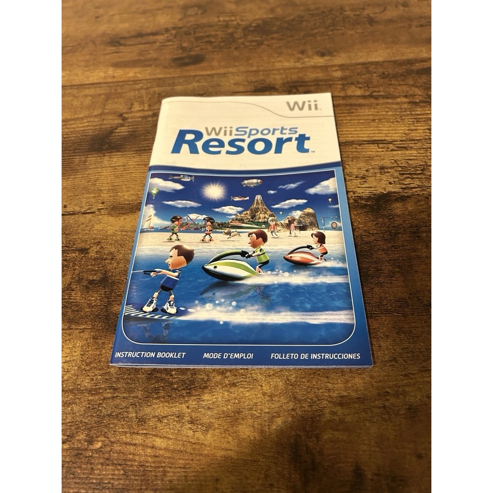 Wii Sports Resort Nintendo Wii MANUAL ONLY